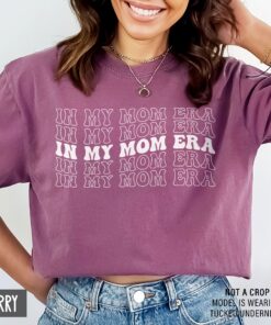 cute mom shirt in my mom era oversized trendy t shirt for mothers day personalized gift from daughter or son koff6