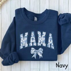 cute mom shirt with bow design blue ribbon sweatshirt for mothers day girly aesthetic personalized gift for mom t9txp scaled