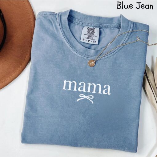 cute mom shirt with bow for mothers day best mom ever gift girly aesthetic t shirt funny mom life apparel 0bll0 scaled