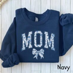 cute mom sweatshirt with blue ribbon bow design for mothers day gift and girly aesthetic style r0caq scaled