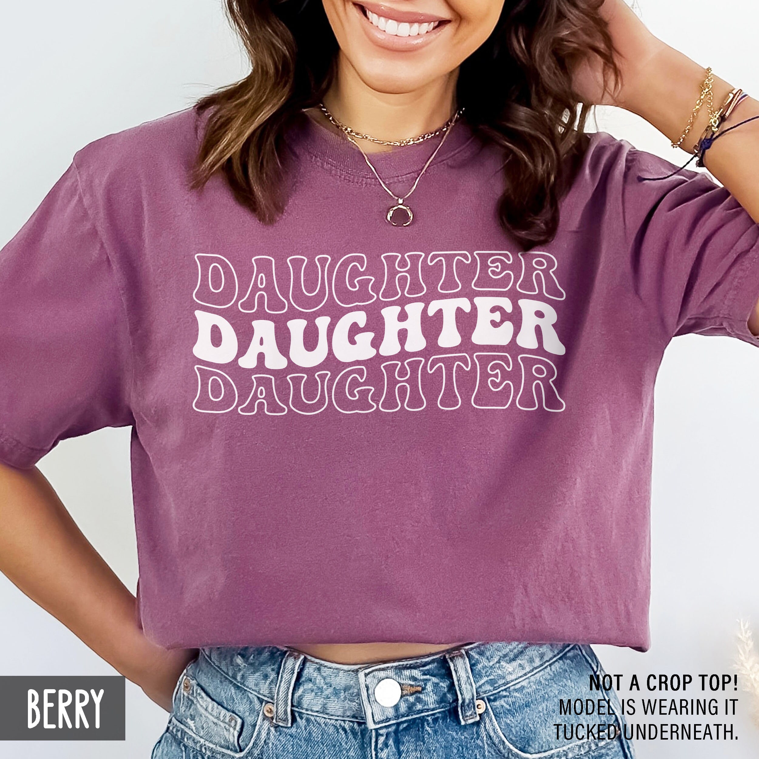 cute mother daughter shirt vintage style oversized tee trendy gift for mom and daughter retro groovy design veghh