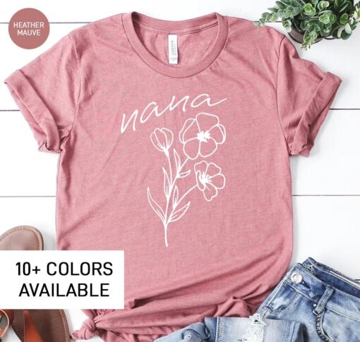 cute nana shirt for mothers day or birthday gift from grandkids unique nana t shirt for grandchildrens gift ideas eubhm
