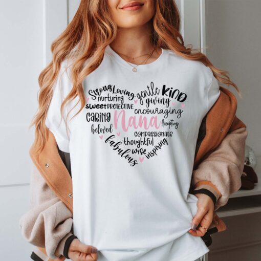 cute nana t shirt for grandmothers kind grandma tee for mothers day unique announcement shirt for nana bv71m