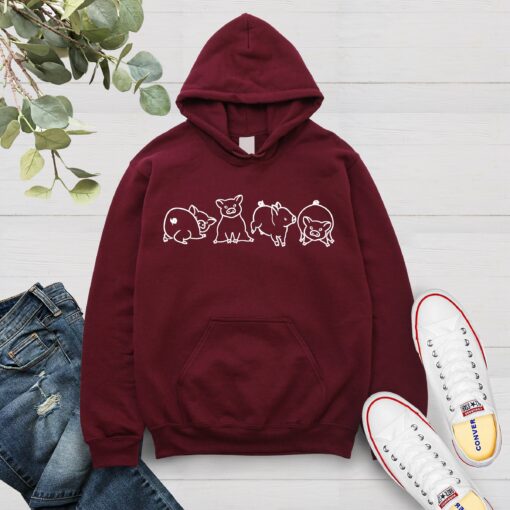 cute pig sweatshirt for pet lovers funny pig print shirt unique gift for pig owners comfortable animal lover apparel it0p3