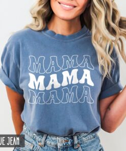 cute retro mama shirt for mothers day oversized trendy mom t shirt funny mom life tee personalized gift for new mothers t7eaa