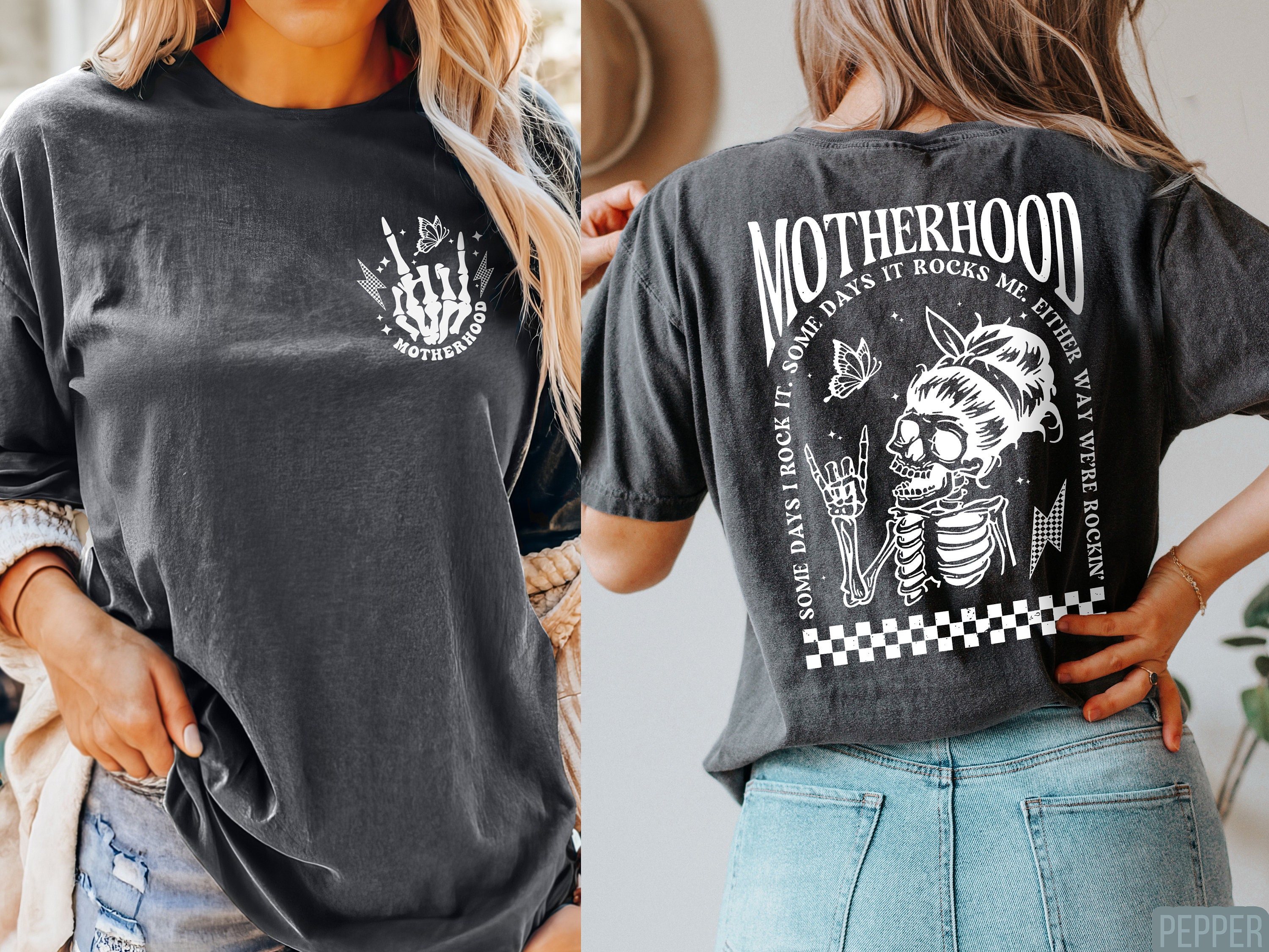 cute skeleton rocker mom shirt for mothers day funny mom life tee best mom ever motherhood t shirt yxpgg scaled