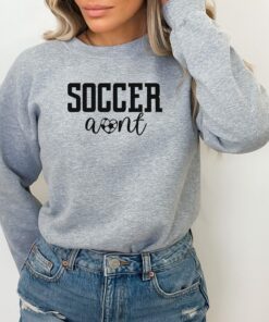 cute soccer aunt sweatshirt gift for aunts funny soccer aunt shirt best aunt ever apparel v1y6w