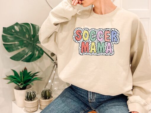 cute soccer mama shirt for women with dalmatian dots best soccer mom t shirt for birthdays and everyday wear cmqmc
