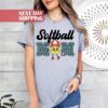 cute softball mom shirt retro tee for softball season best mom ever shirt for softball games and events tmnid