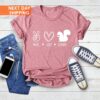 cute squirrel shirt for moms peace love squirrel t shirt funny mom life shirt animal lover mothers day gift fvyqr