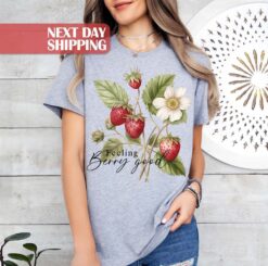 cute strawberry mom shirt for summer boho floral style garden plant lover unique gifts for strawberry enthusiasts xvcc7