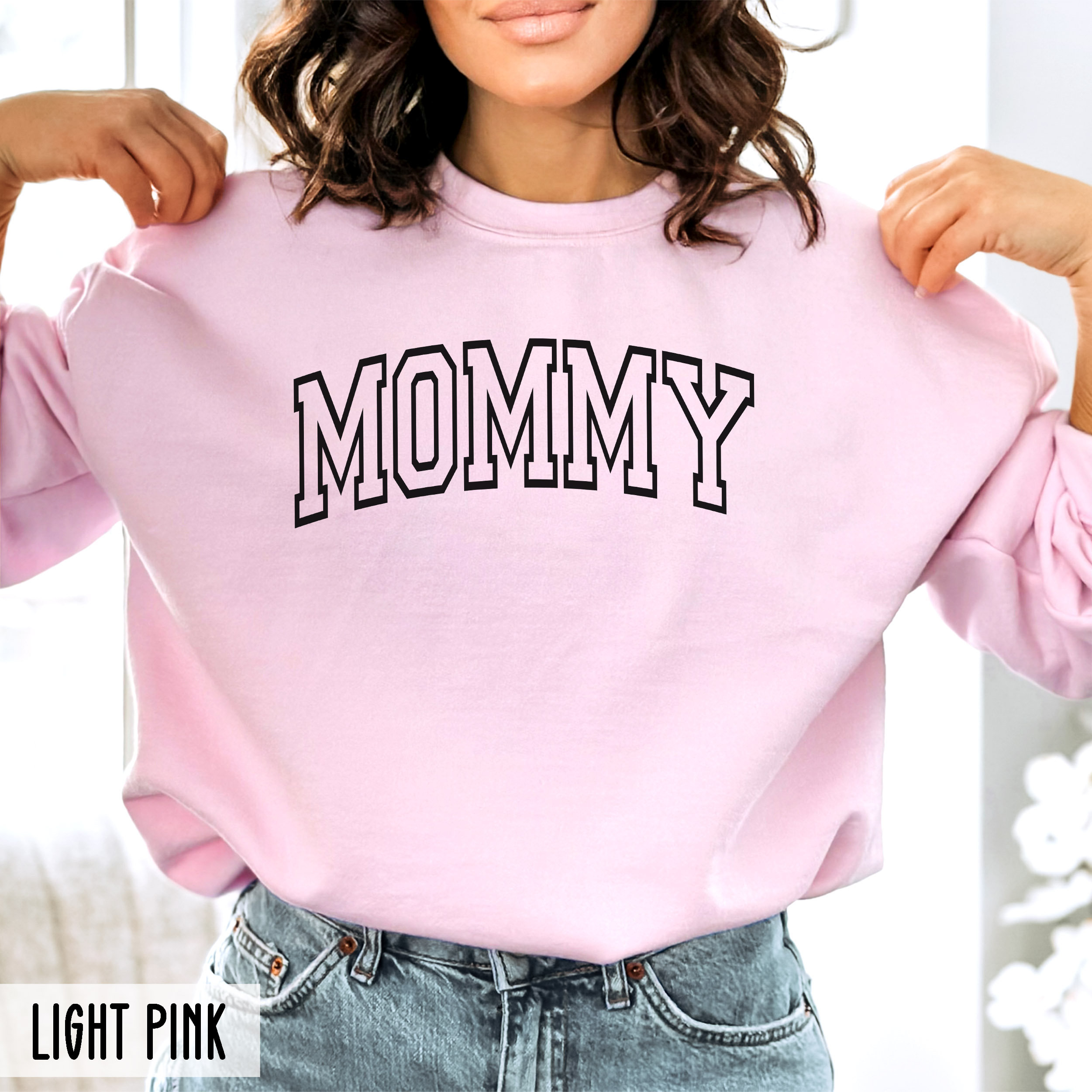 cute varsity style mom sweatshirt funny mama shirt new mom hoodie mothers day birthday gift for best mom ever unisex fit 405zl