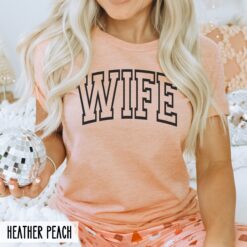cute wife shirt for anniversary engagement birthday gift unisex fit just married t shirt for bride to be nmbjn