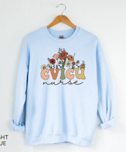 cvicu nurse sweatshirt cardiovascular intensive care unit hoodie best gift for nurses crewneck apparel h6h1r