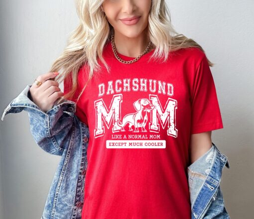 dachshund mom t shirt funny dog lover shirt for pet moms ideal mothers day gift cute dog mom tee bwhyt scaled