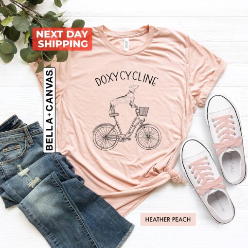 dachshund on bicycle shirt for pharmacists funny veterinary mom life t shirt unique pharmacy humor gift w2vmc