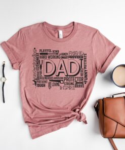 dad life shirt with word art and quotes for fathers day unique gift for dad best daddy ever tee mswye