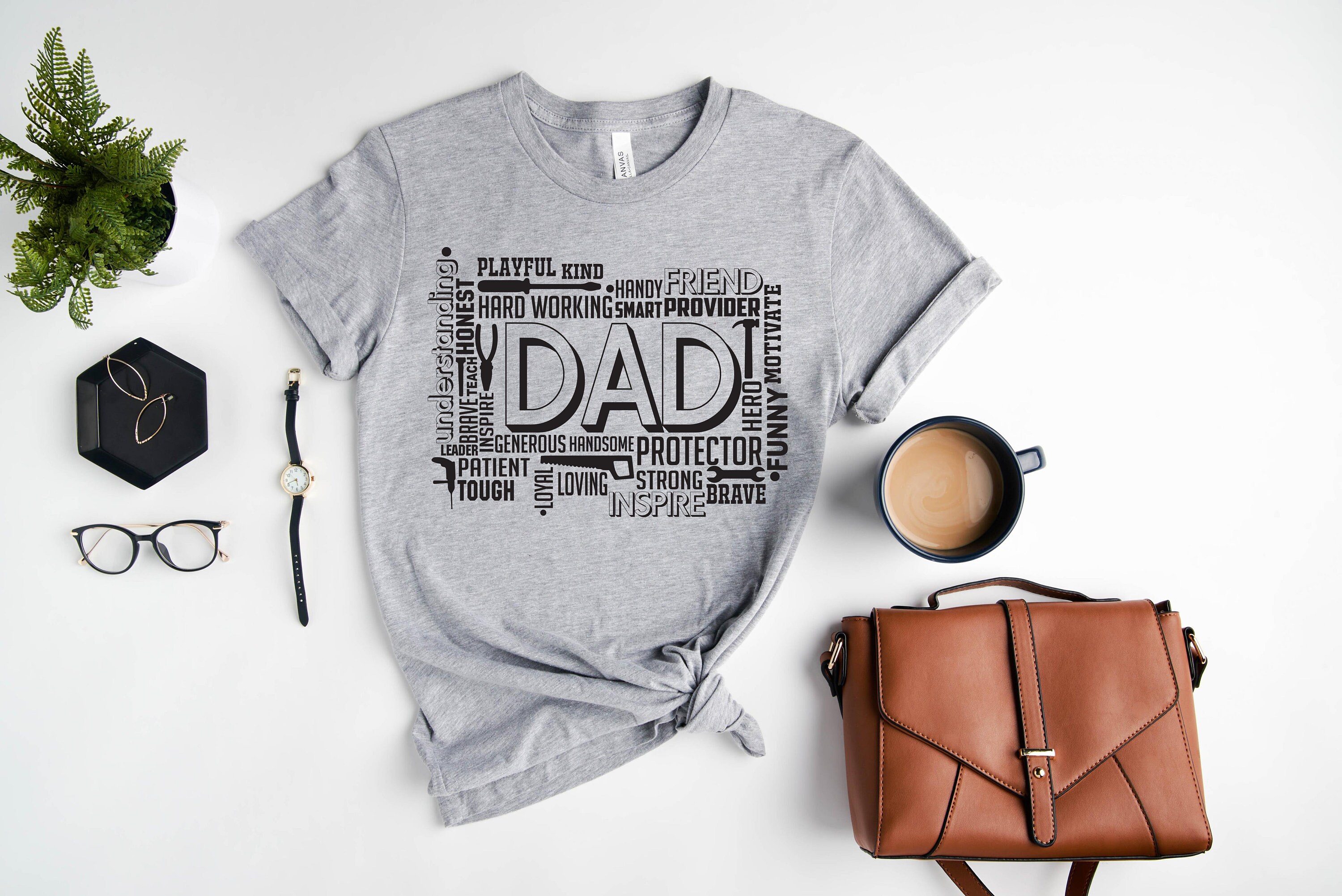 dad life shirt with word art and quotes for fathers day unique gift for dad best daddy ever tee utkbq scaled