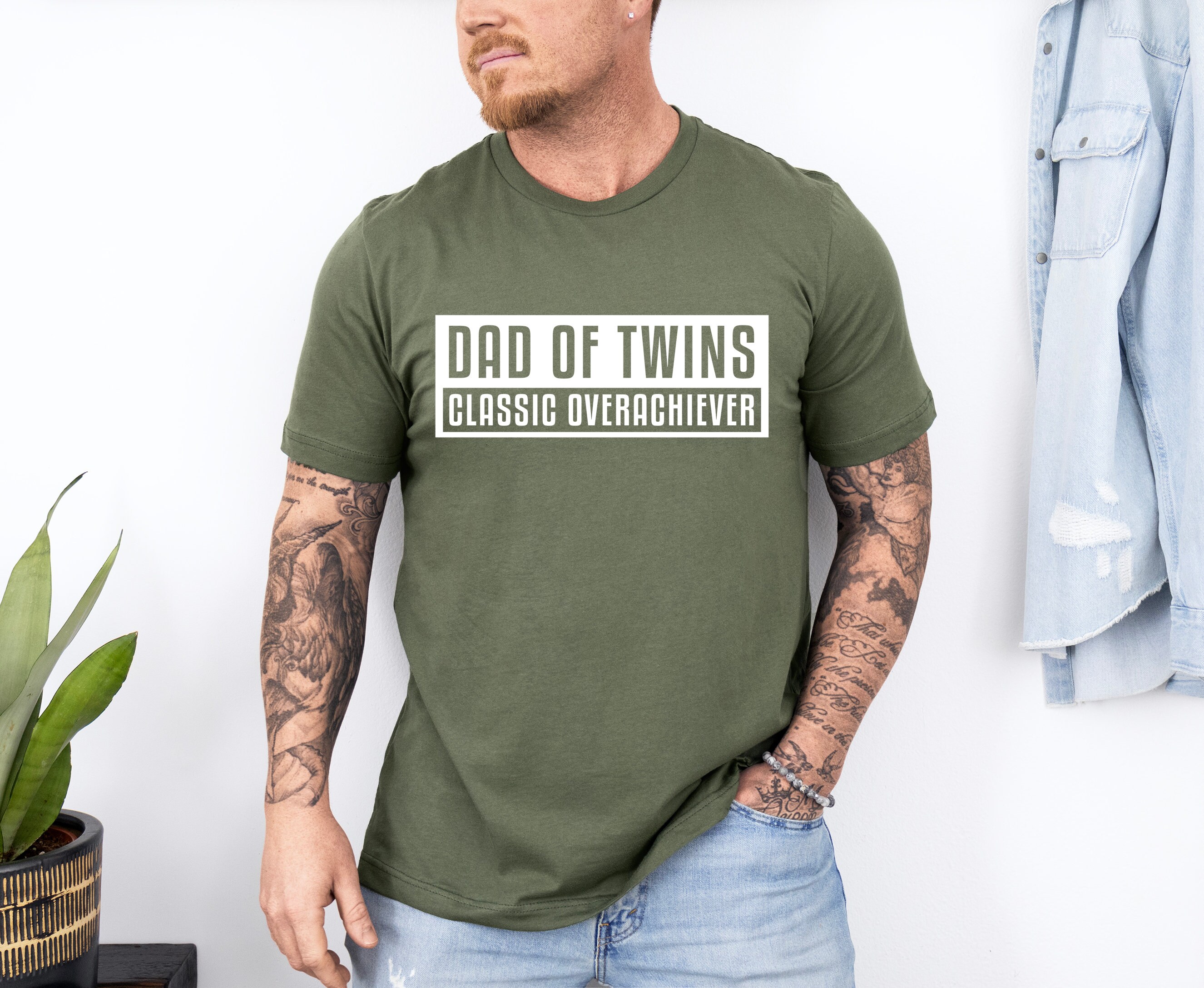 dad of twins t shirt classic overachiever tee for fathers day funny twins daddy shirt unique gifts for twin dads 1rxl8 scaled