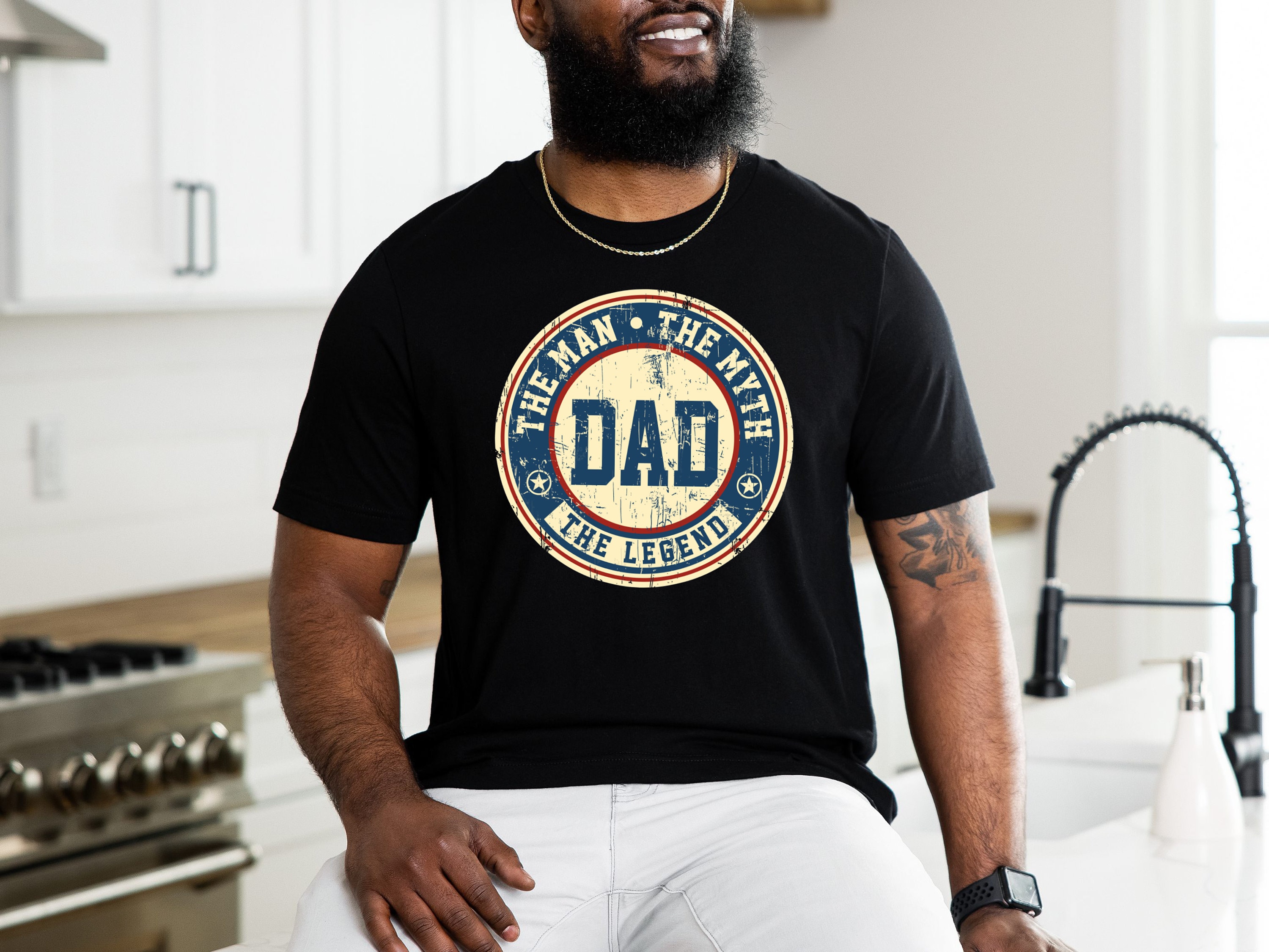 dad the man the myth the legend t shirt funny dad quote tee retro style for fathers day gifts and dad life 20ahx scaled