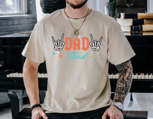 dad tour t shirt some days i rock it fatherhood shirt for fathers day unique dad shirt front and back design gt2uf scaled