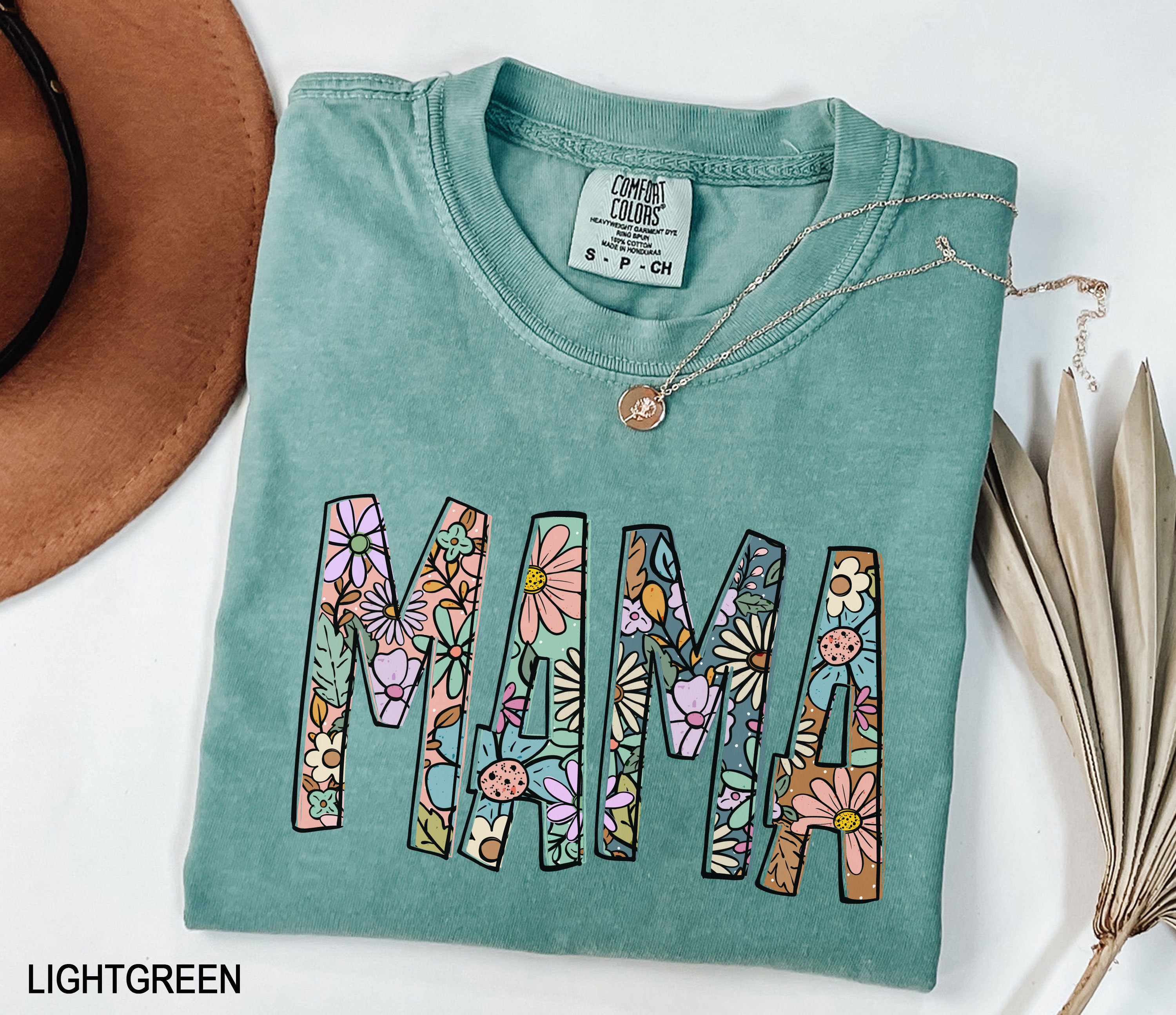 daisy floral mama t shirt for strong women funny mom life shirt graphic tee perfect for mothers day gifts lcflf scaled