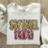 dalmatian glitter softball mama sweatshirt for women stylish sport apparel softball fan gear 8jez3