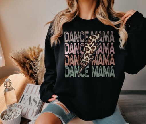 dance mom sweatshirt leopard print mothers day gift dance teacher shirt cute dance lover crewneck tee 8qwt9 scaled