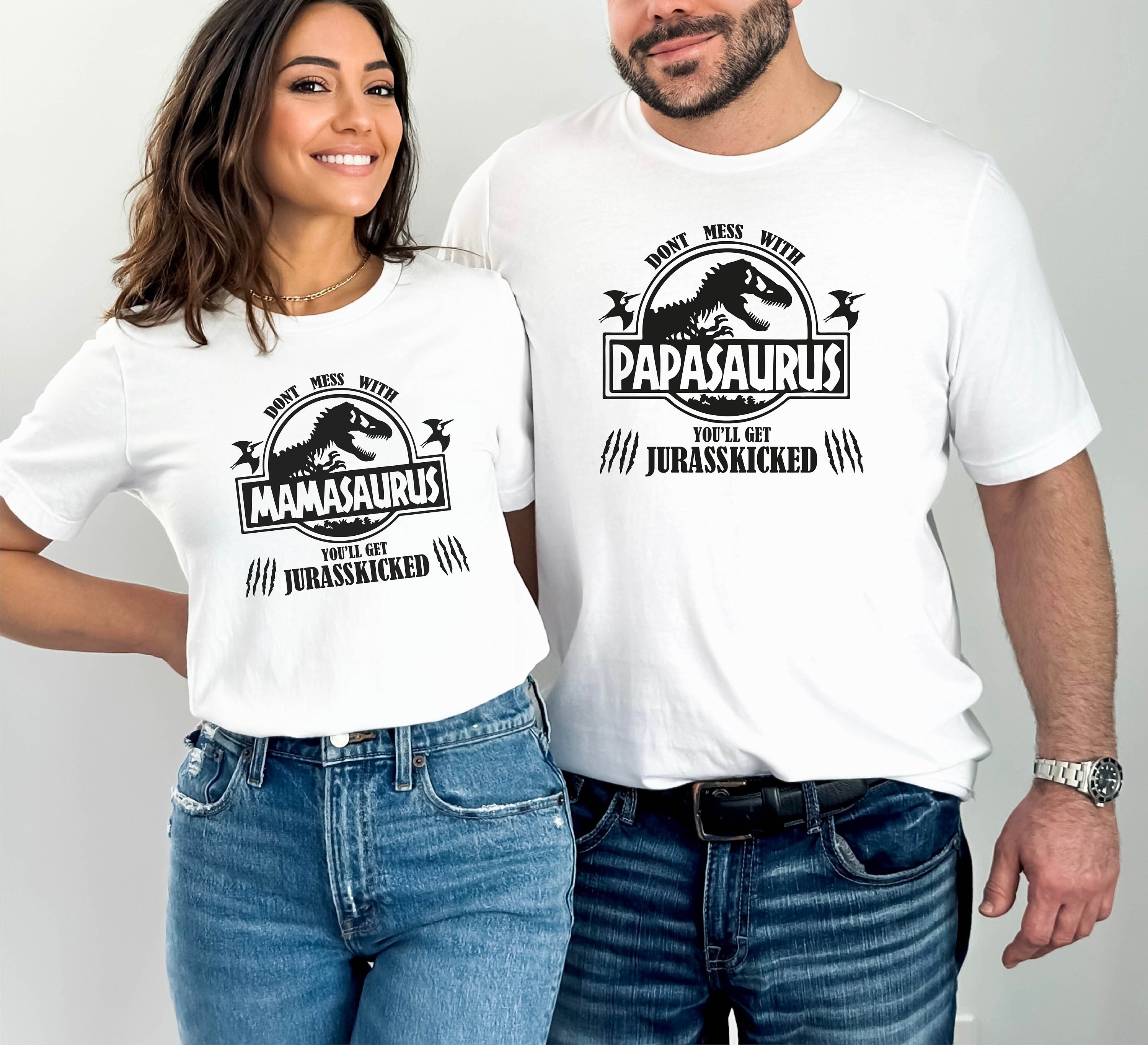 dinosaur mama shirt and papa shirt dont mess with mamasaurus funny family t shirts for mom and dad f7y7e scaled