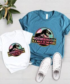 dinosaur mom shirt motherhood is a walk in the park tee saurus family shirt cute mom life t shirt for mothers day cjvx9