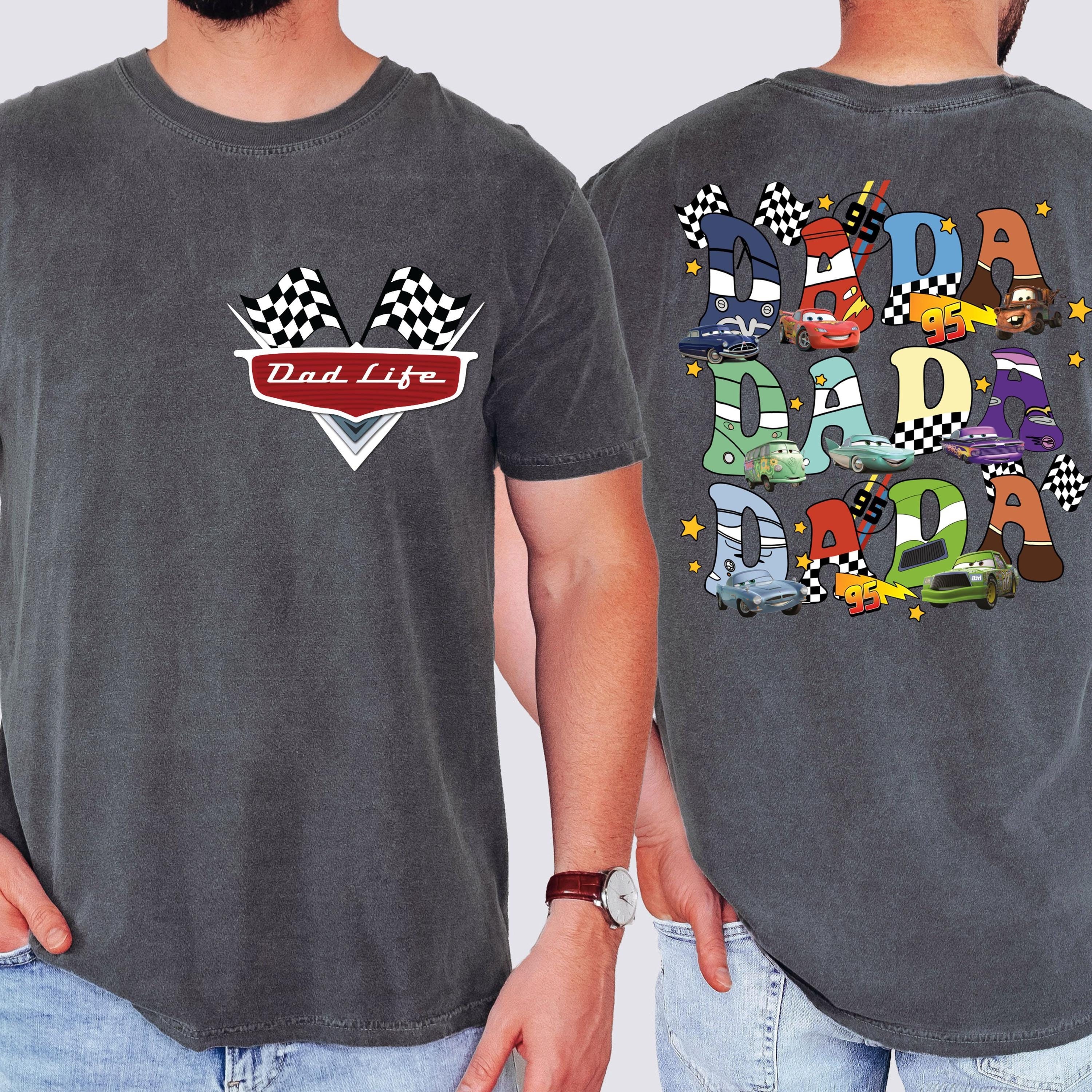 disney pixar cars dad shirt for fathers day funny dad t shirt vintage car design best dad ever gift 4p5px scaled