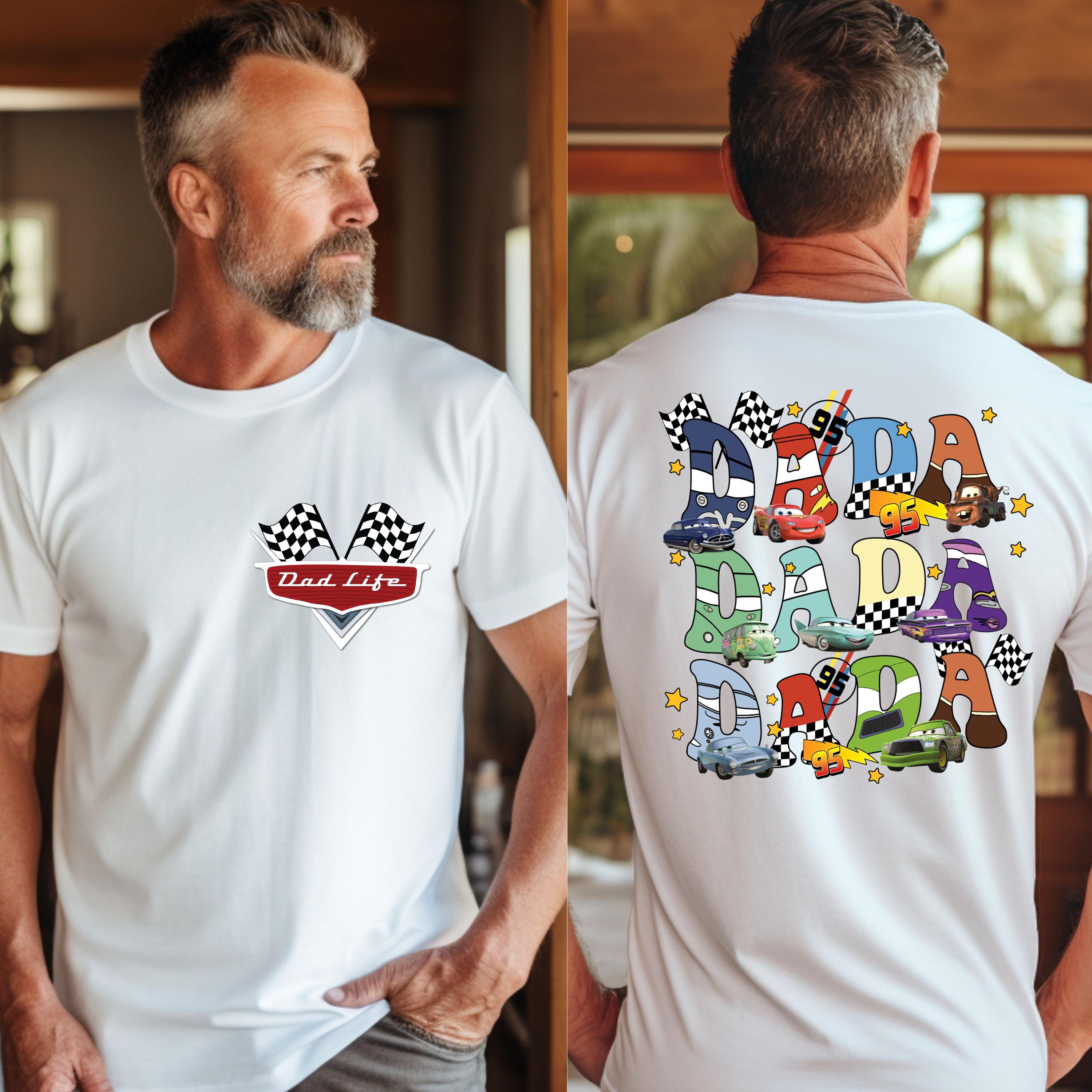 disney pixar cars dad shirt for fathers day funny dad t shirt vintage car design best dad ever gift natub scaled