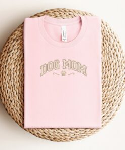 dog mama embroidery shirt for dog lovers personalized mothers day gift unique dog lover sweatshirt jsa0r