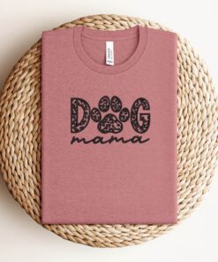 dog mama embroidery shirt for mothers day cute dog mom t shirt unique gift for dog lovers and moms o8wei