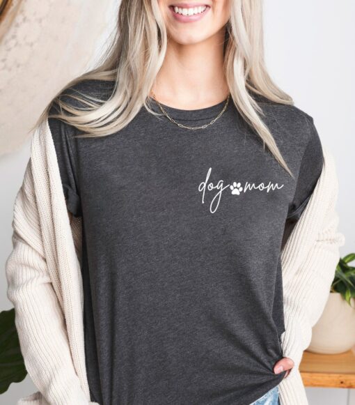 dog mama shirt for dog lovers funny pet lover tee with pocket ideal dog mom gift t shirt for animal enthusiasts ivvtu