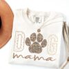 dog mama shirt for dog owners cute leopard design mom life shirt perfect for dog lovers and pet moms 99cs5