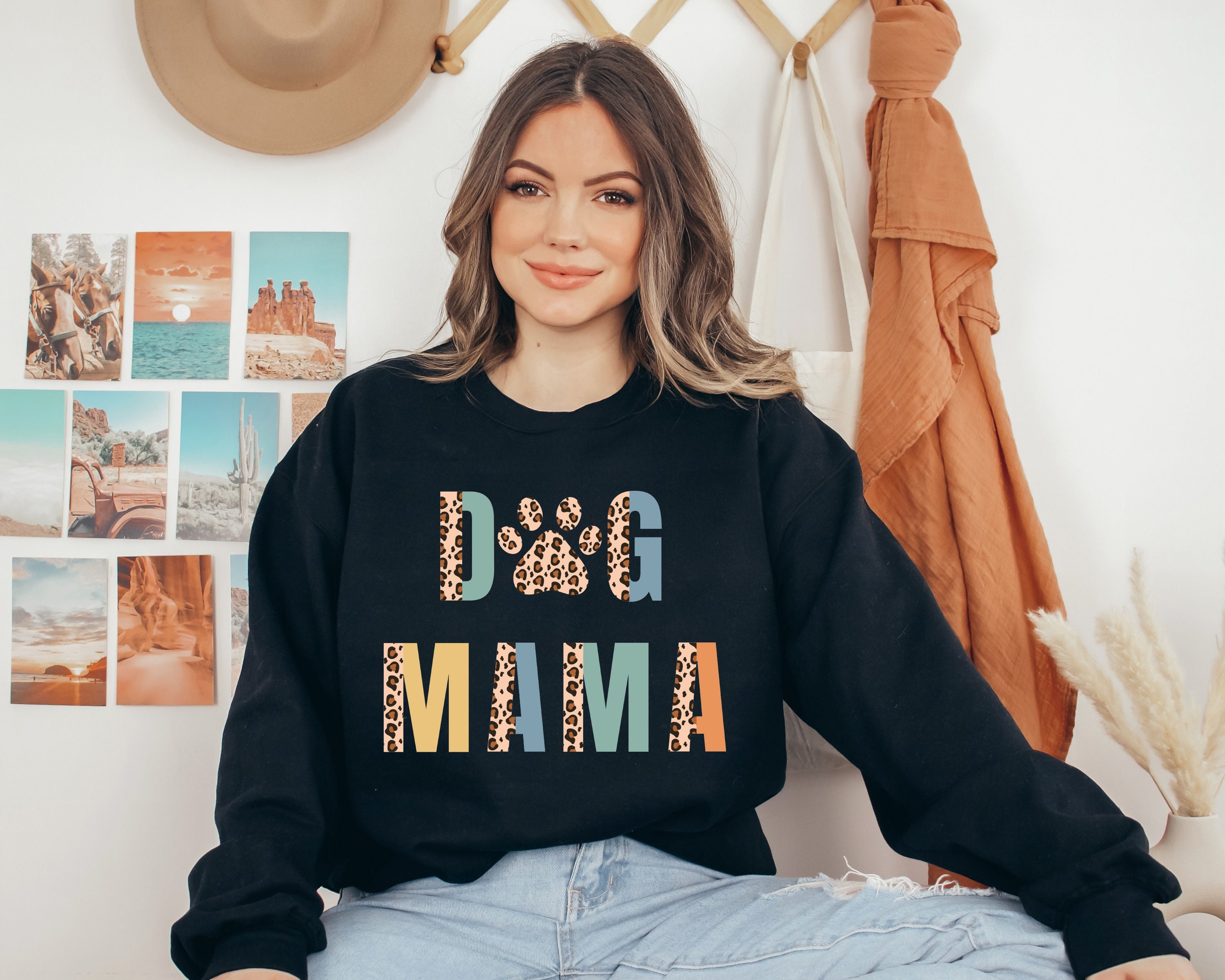 dog mama sweatshirt for dog lovers retro style best dog mom gift mothers day shirt fur mama sweater ww78x scaled