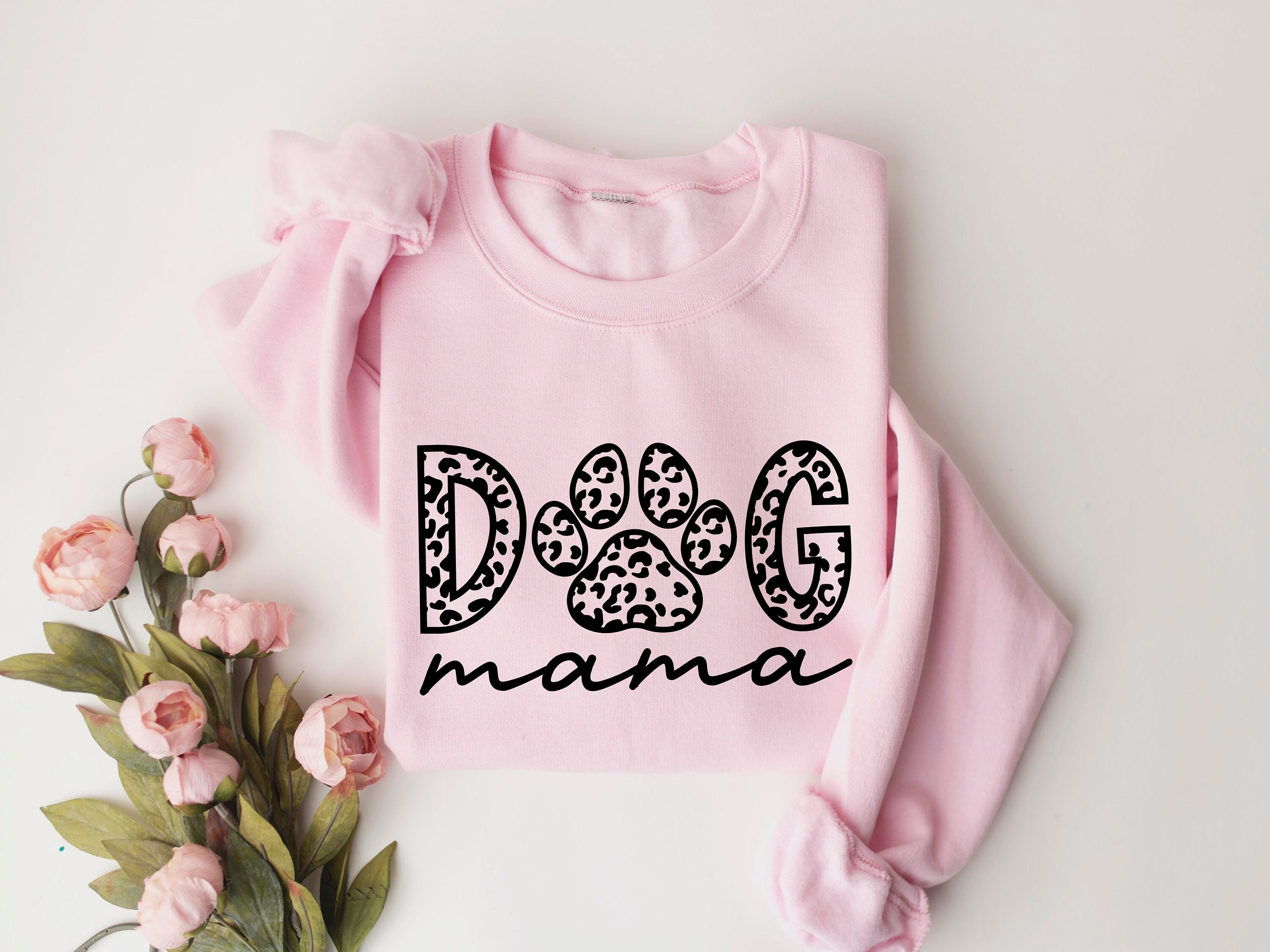 dog mama sweatshirt for women cute dog mom sweater and gift for dog lovers comfortable dog parent apparel lpqpz scaled