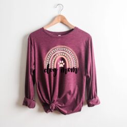 dog mom shirt for mothers day best mom ever gift funny long sleeve tee for mom to be cute trendy apparel rslxk