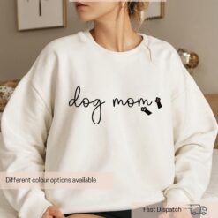 dog mom shirt hoodie sweatshirt tee womens dog owner apparel personalized gifts for dog parents mxfz0
