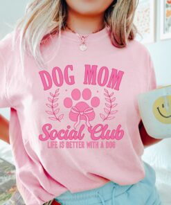 dog mom social club shirt dog mama t shirt for mothers day funny gift for dog owners best mom ever shirt ld3ku