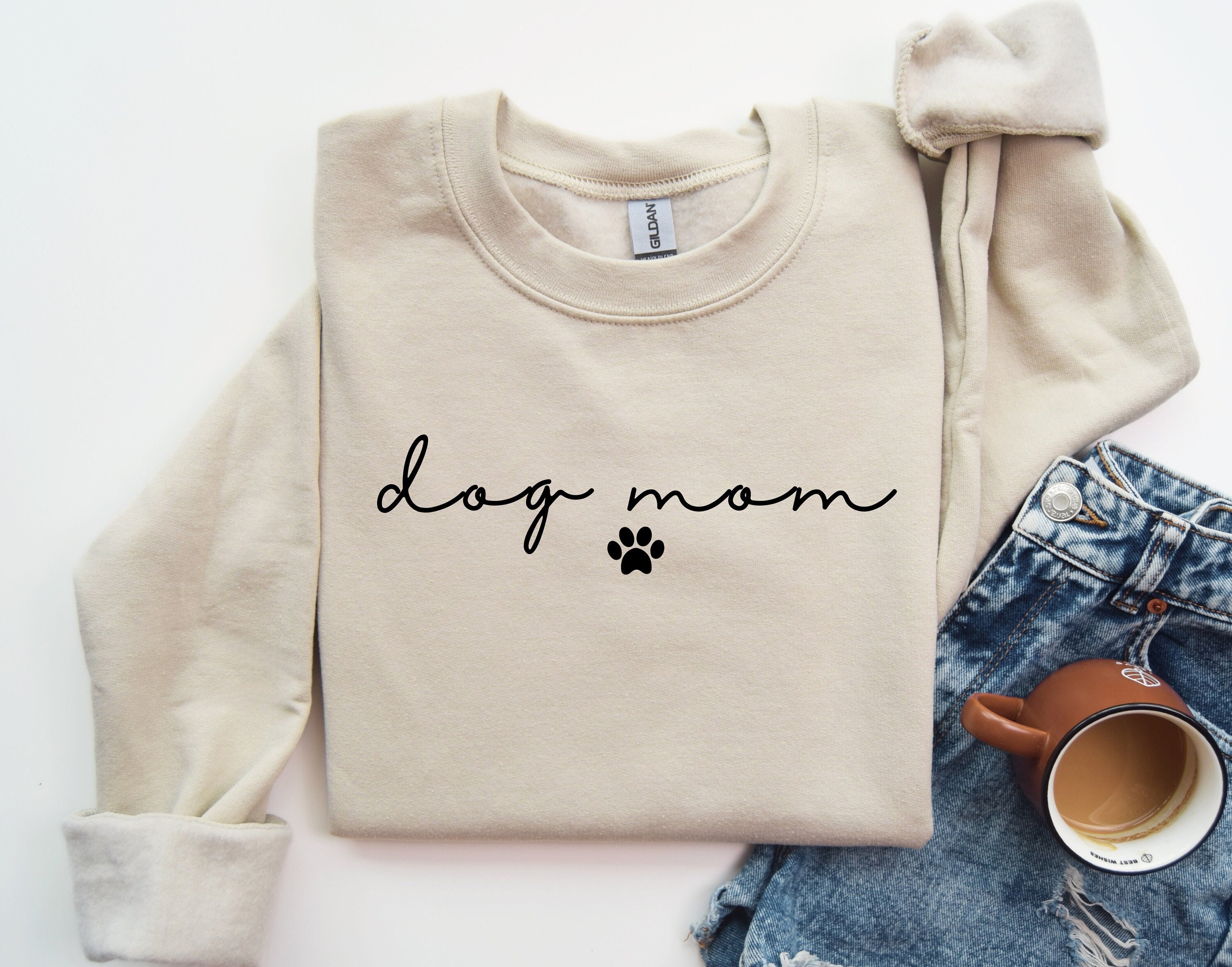 dog mom sweatshirt and t shirt set for women animal lover apparel unique dog mom gifts cute dog mom shirts xjtd4 scaled