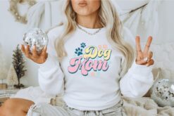 dog mom sweatshirt funny dog lover shirt unique gift for new dog mama valentines day dog milf sweatshirt 6kfjj