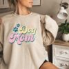 Dog Mom Sweatshirt Funny Dog Lover Shirt Unique Gift for New Dog Mama Valentines Day Dog Milf Sweatshirt