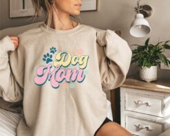 dog mom sweatshirt funny dog lover shirt unique gift for new dog mama valentines day dog milf sweatshirt yconm