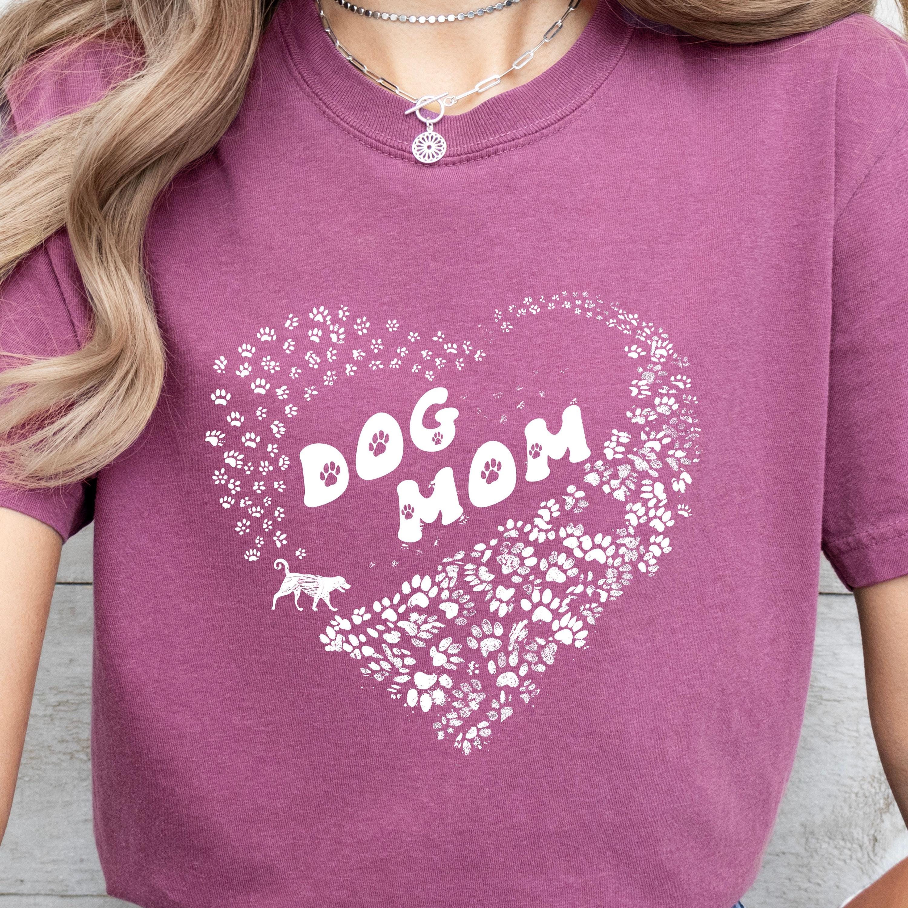 dog mom t shirt with dog paw heart for mothers day unique gift for dog owners and dog lovers 8ooz6 scaled