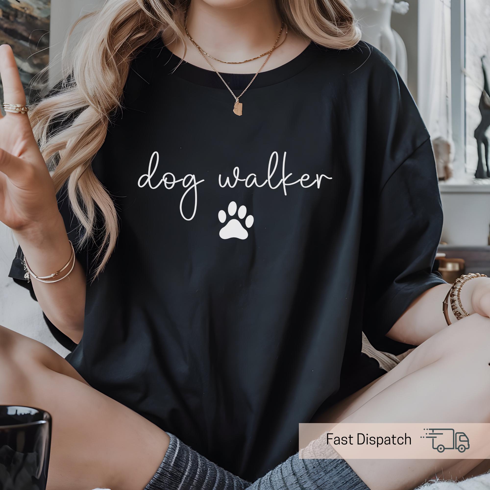 dog walker shirt cute dog mom tee dog sitter t shirt pet sitter gift for dog lovers unique dog walker apparel