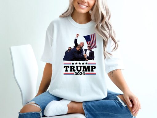 donald trump 2024 election shirt support trump god bless america funny political t shirt for patriots 9h03u scaled