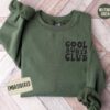 embroidered cool aunt club shirt retro hoodie for new aunts sister pregnancy announcement mothers day gift xvkdj