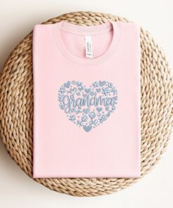 embroidered heart grandma shirt for mothers day cute sweatshirt unique gift for grandma and mom life be68s